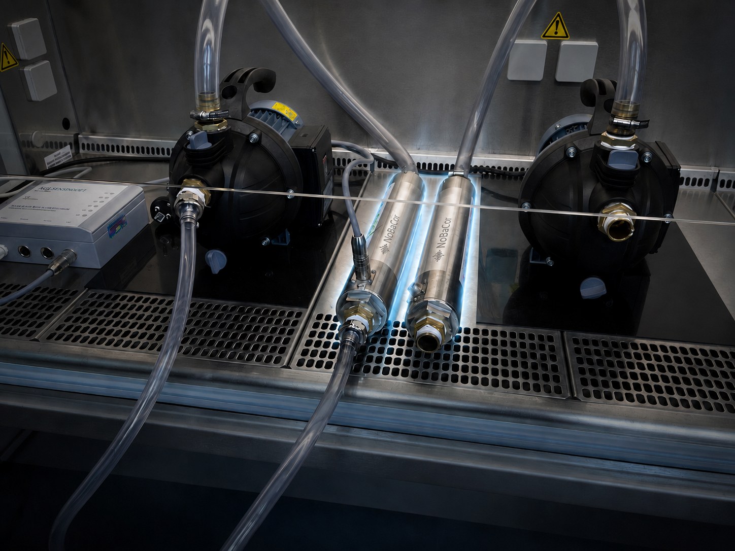 NoBaCor test setup in a Leibniz laboratory